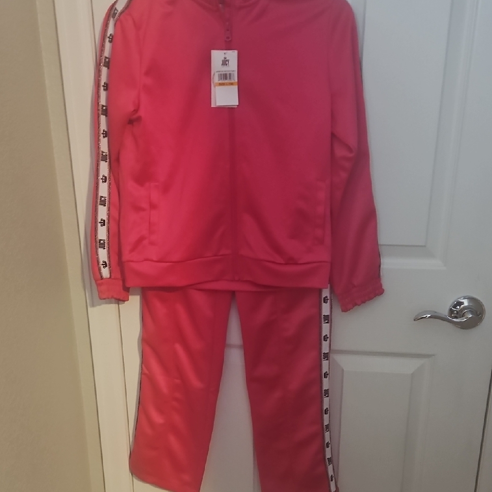 Juicy Couture Beetroot Pink Jogger Set